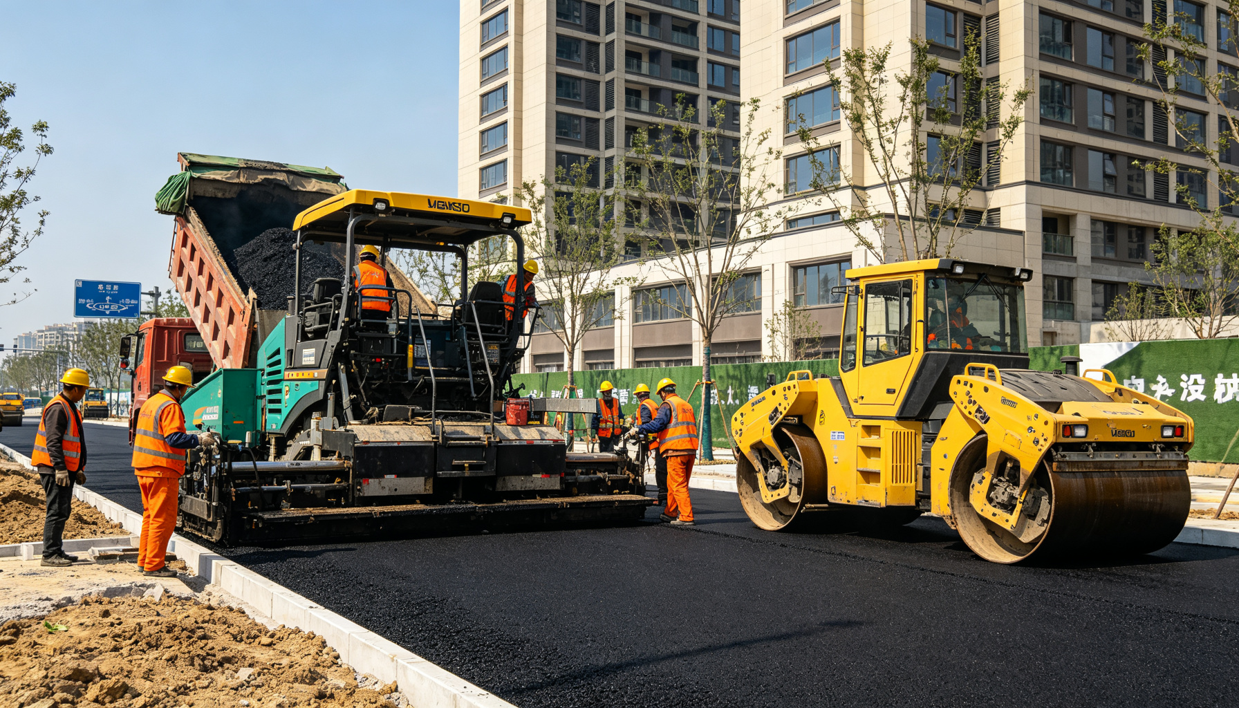 中牟乡镇卫生院建设项目进入工程收尾阶段-施工实景